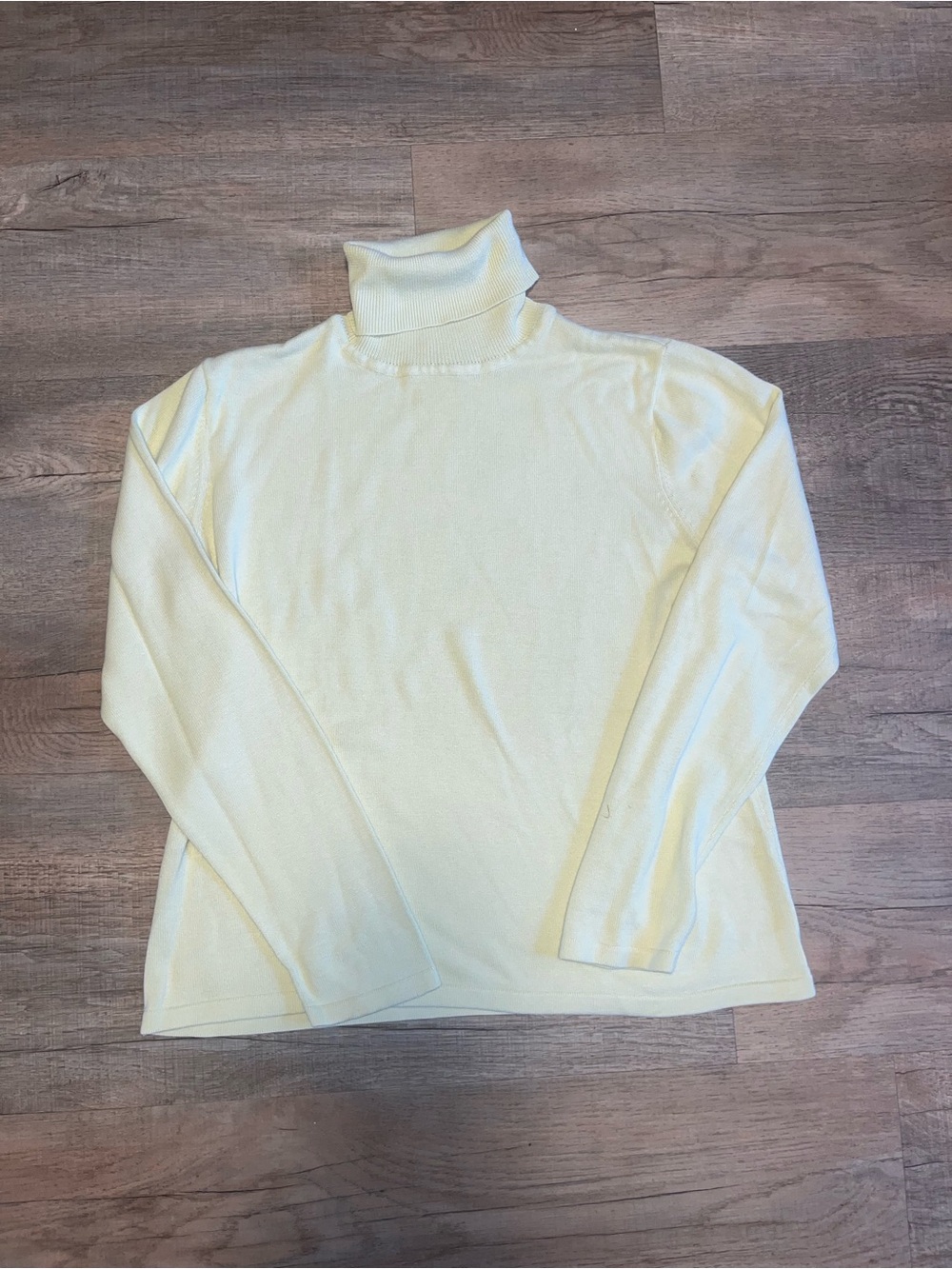 Pale Green Turtleneck Sweater - Women's Classic Knit
